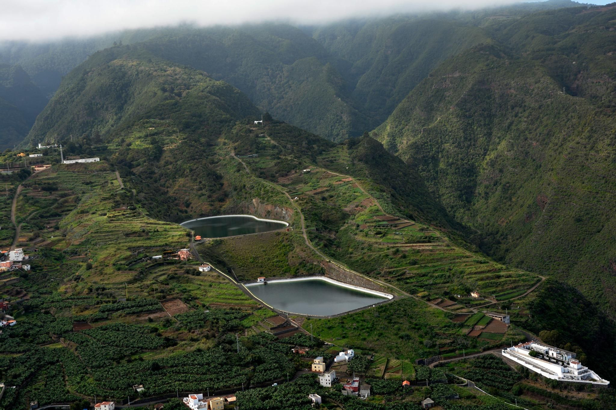 Imagen de archivo de las balsas de  Bediesta y Adeyahamen   en el municipio de San Andrés y Sacues.