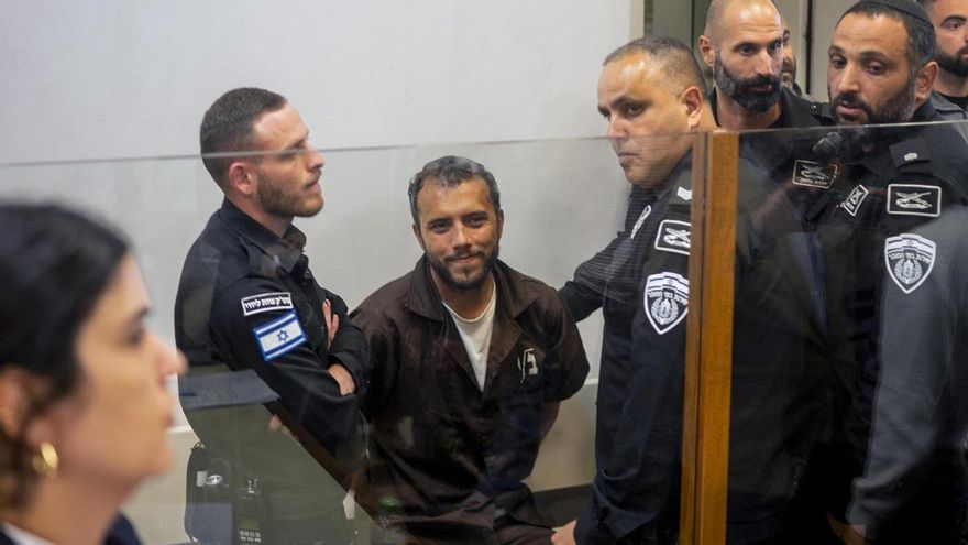 El brasileño Thiago Ávila durante una vista judicial este martes en Ashkelon (Israel).