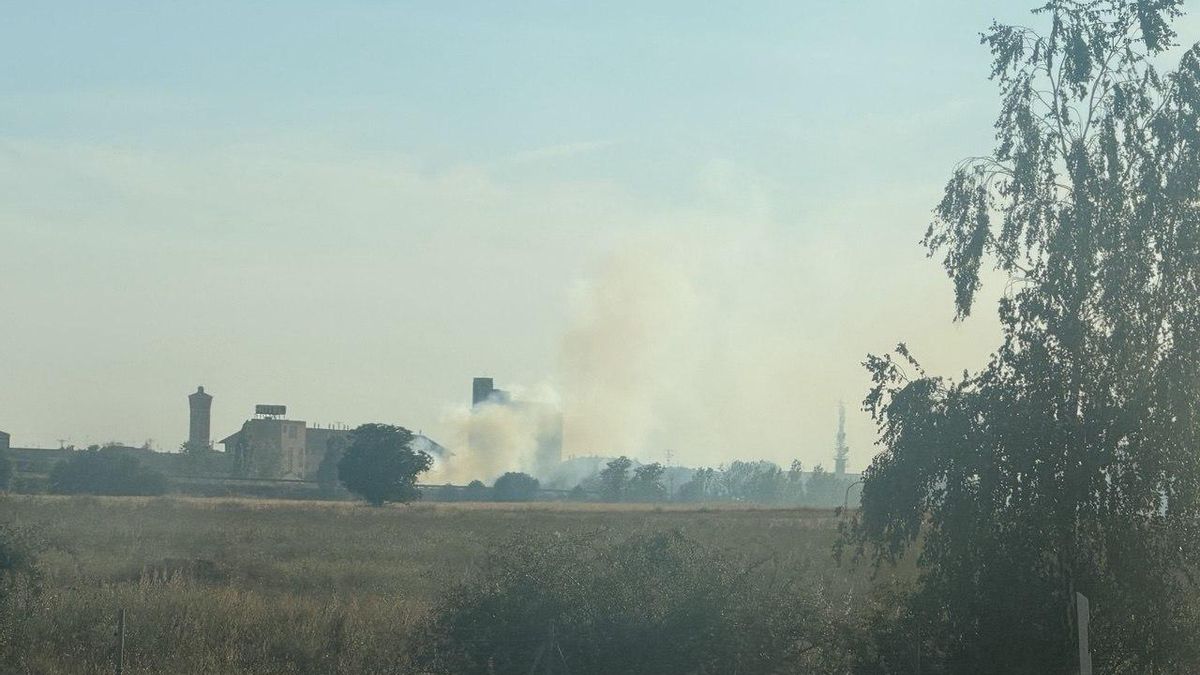 Incendio en Sahagún