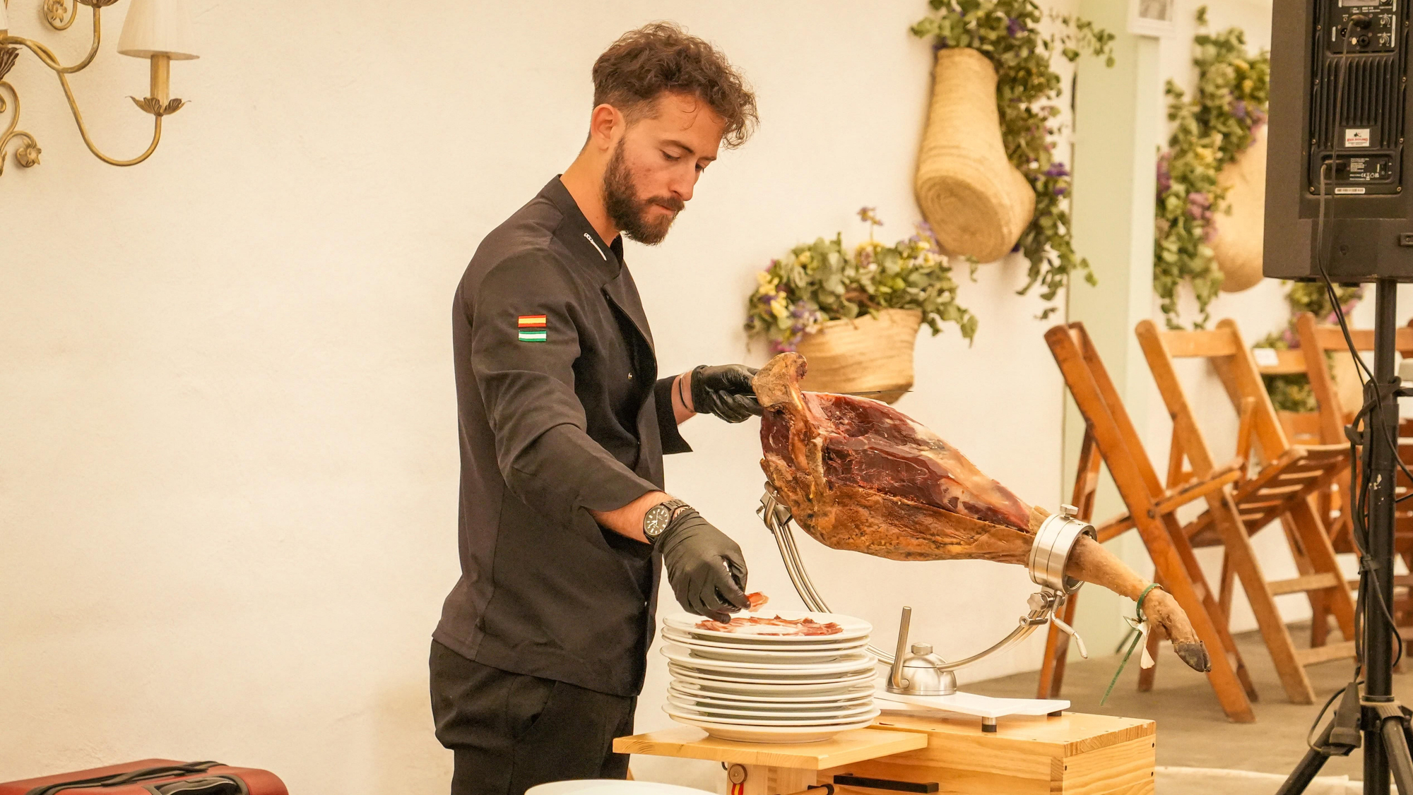 Comidas de empresas y amigos en la Feria de Córdoba