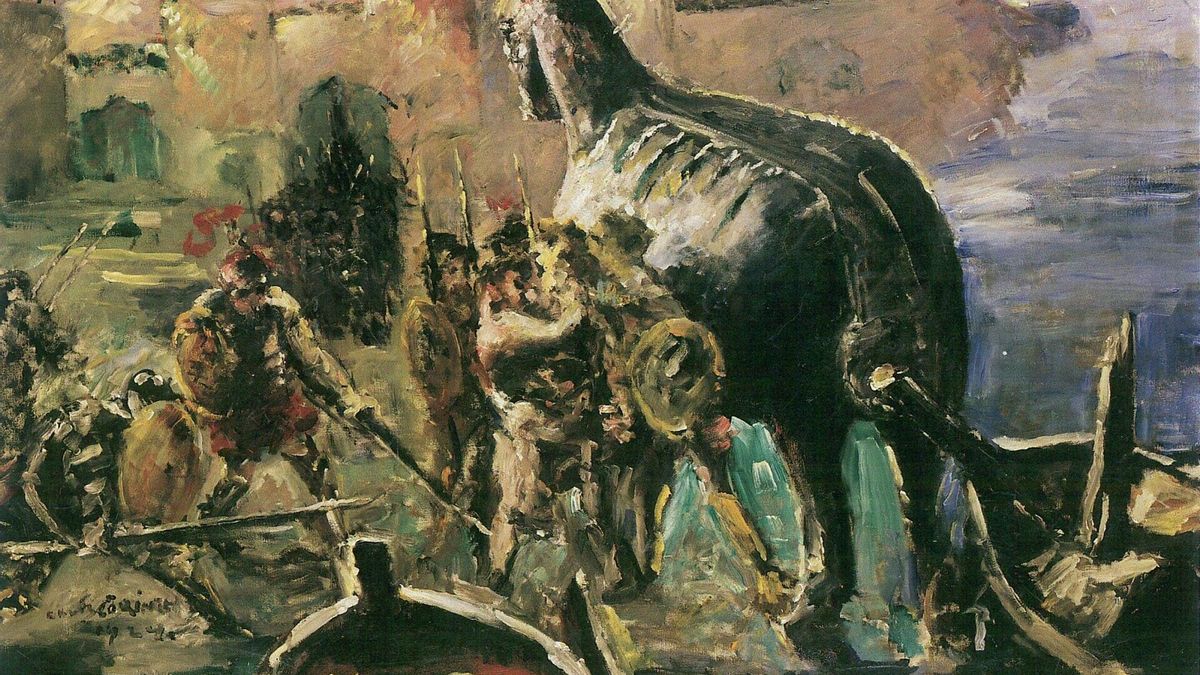 Los relatos antiguos describieron un caballo preparado para ocultar guerreros