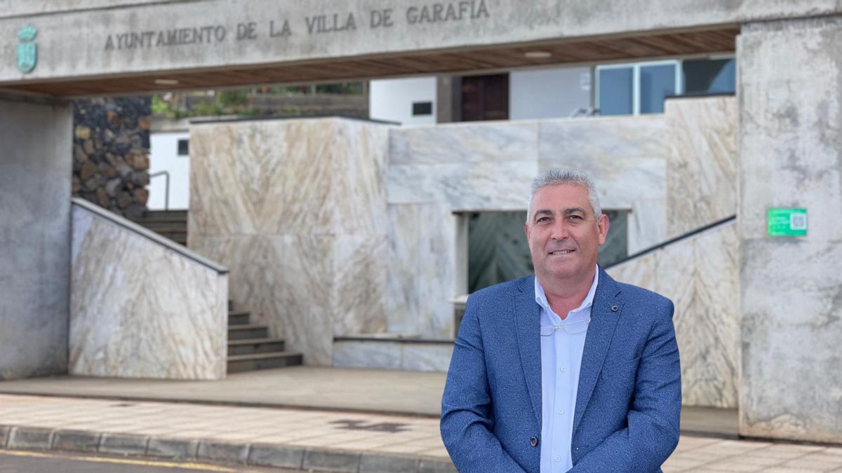 José Ángel Sánchez, alcalde de la Villa de Garafía.