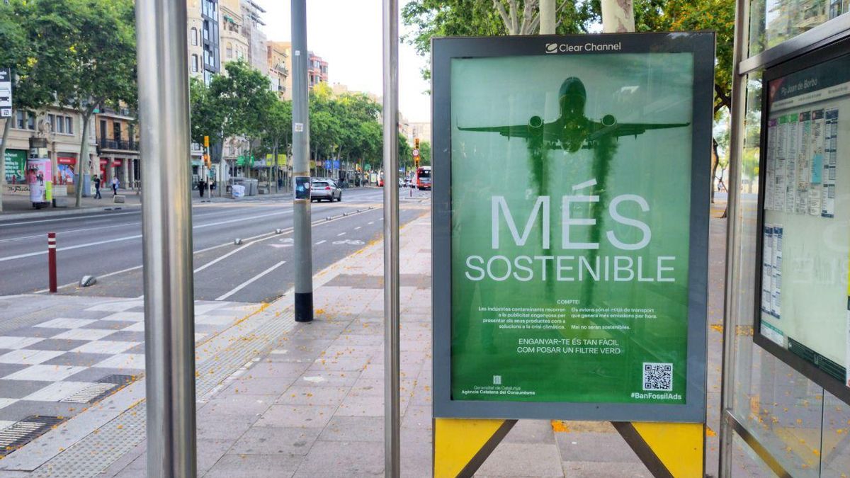 Imagen de la campaña contra el 'greenwashing' de la industria turística