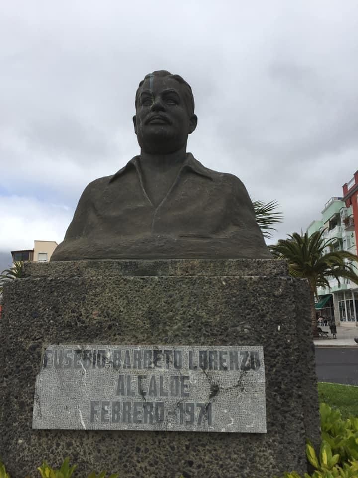 Busto en memoria de Eusebio Barreto.