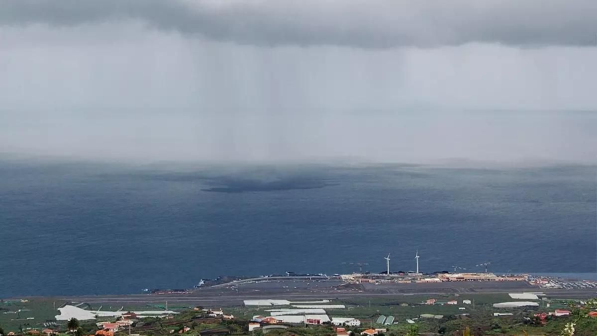 La borrasca 'Francis'   afecta a las conexiones aéreas entre La Palma y Tenerife