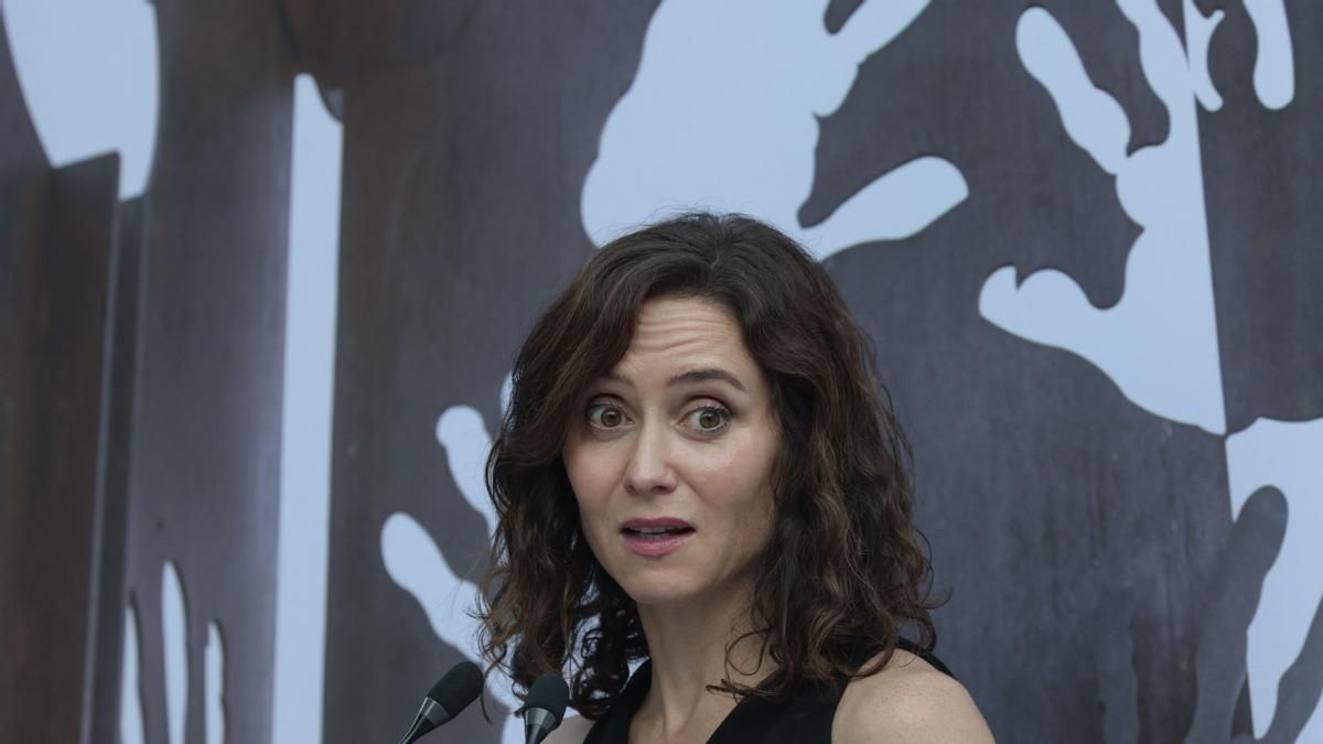 La presidenta de la Comunidad de Madrid, Isabel Díaz Ayuso