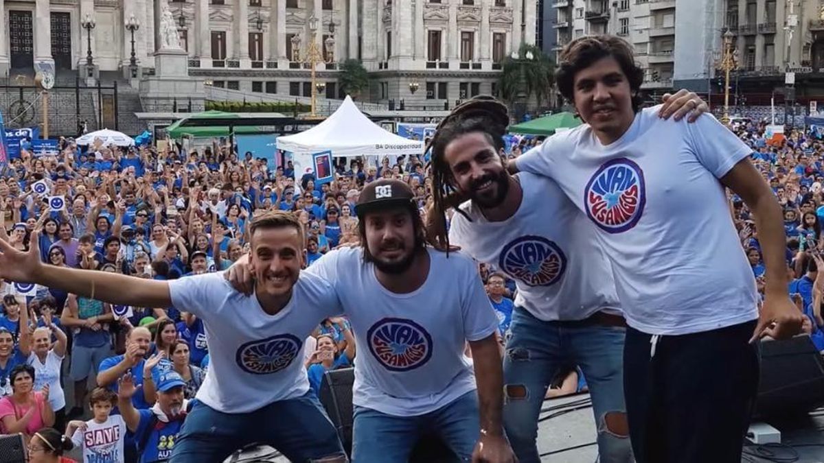 La banda "Iván y sus amigos"