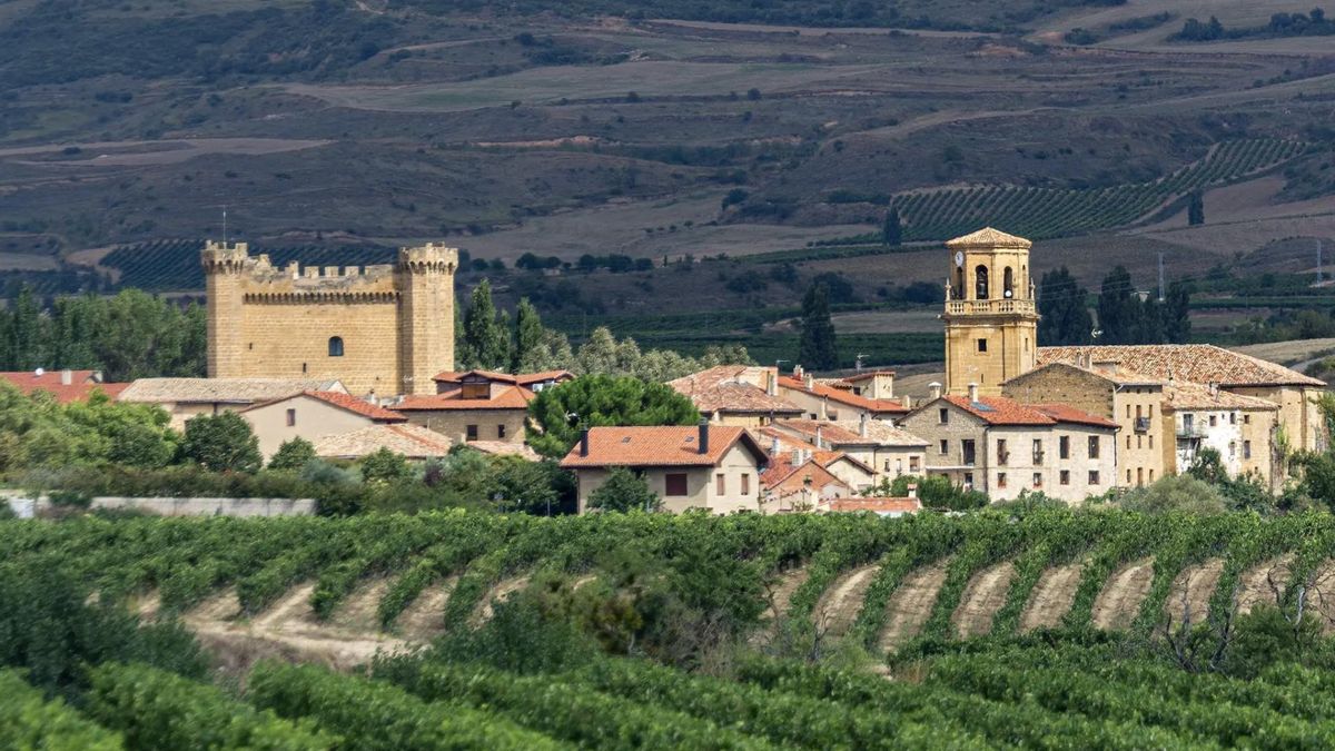 Esta ruta entre viñedos pasa por un pueblo con una muralla medieval y es perfecta para completar una escapada a La Rioja