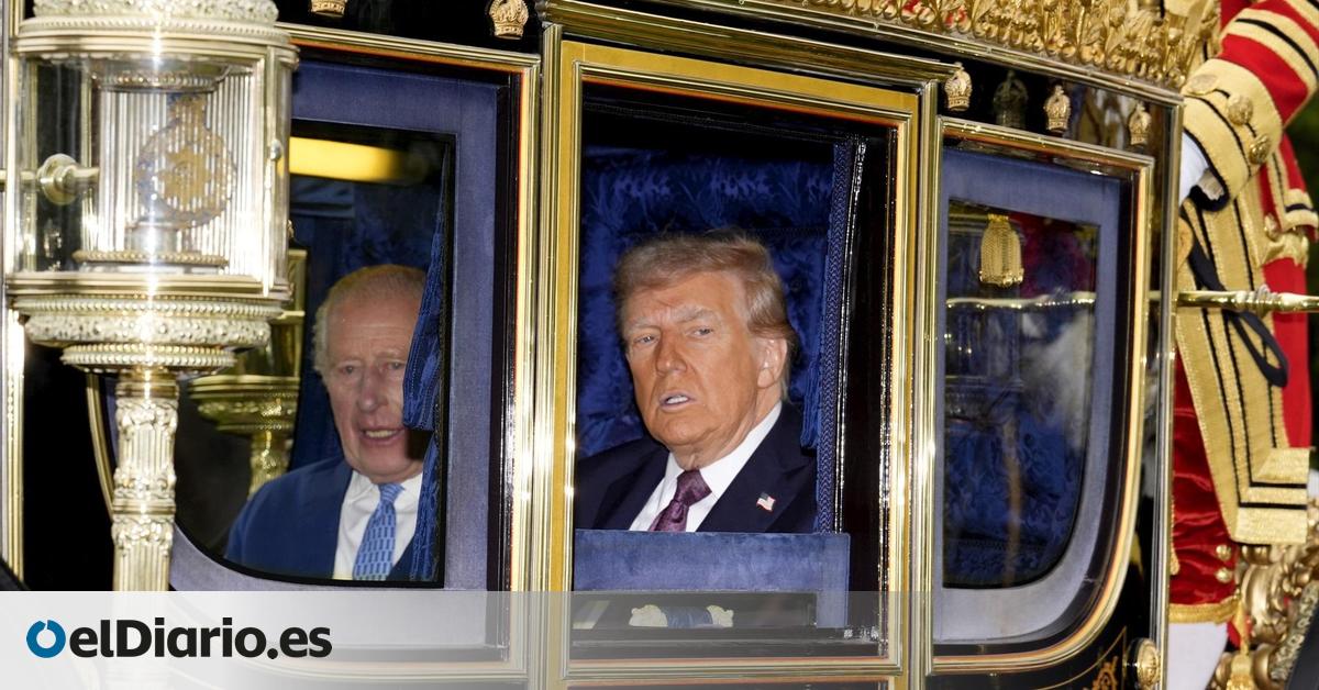 La monarquía británica agasaja a Trump mientras le persiguen las protestas con el espectro de Epstein