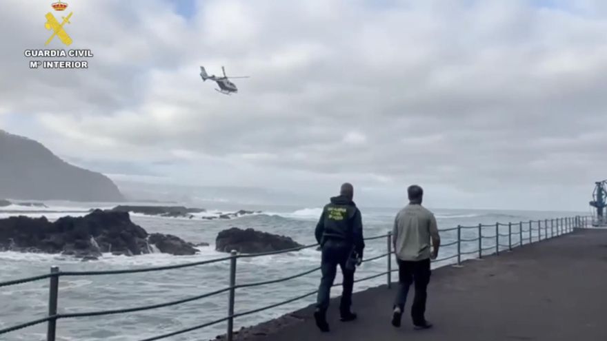 Cuarto día de búsqueda de la mujer desaparecida en la costa norte de Tenerife