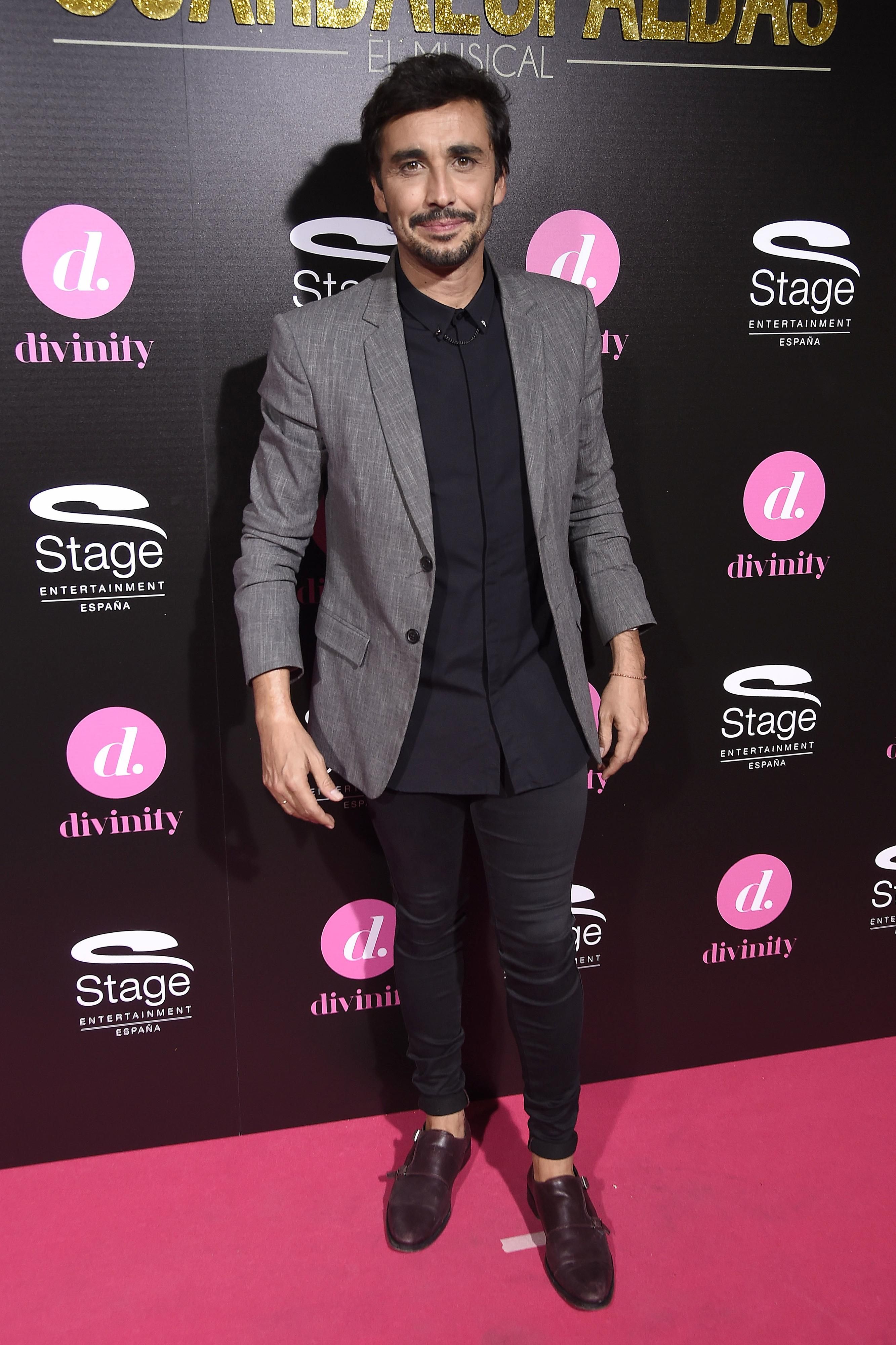 Canco Rodríguez en la première del musical El Guardaespaldas