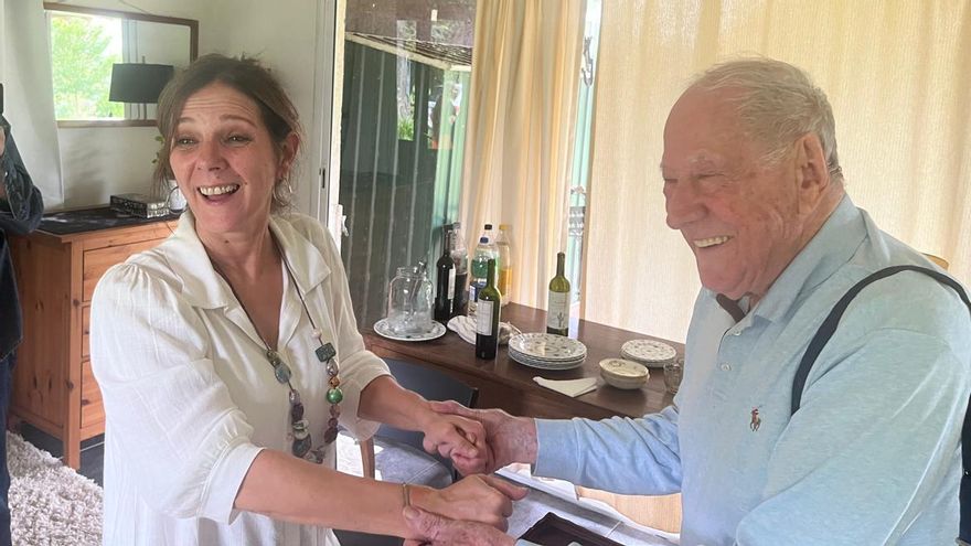 Gabriela Schroeder y Robert Cox, el 28 de marzo de 2026.