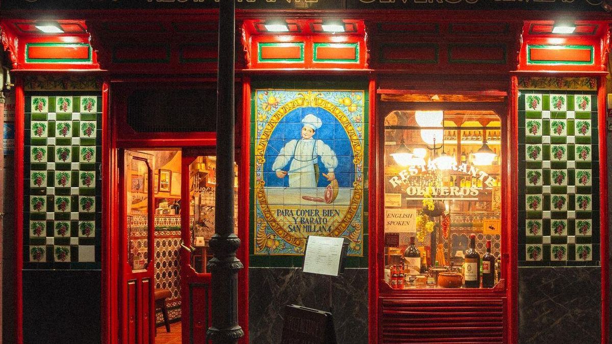 Oliveros: cuando en las viejas tabernas de Madrid se comía bien y barato