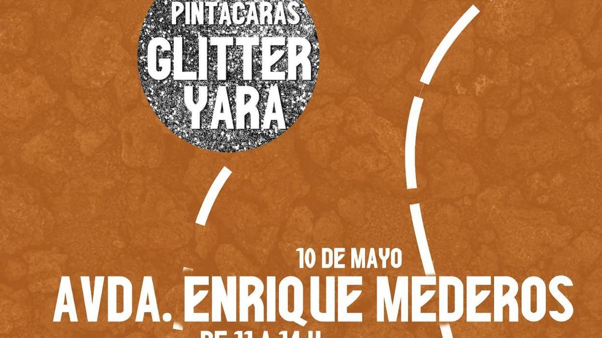 Cartel  de  actividades familiares progamadas en Los Llanos de Aridane el sábado coincidiendo con la celebración de la Transvulcania Adidas Terrex