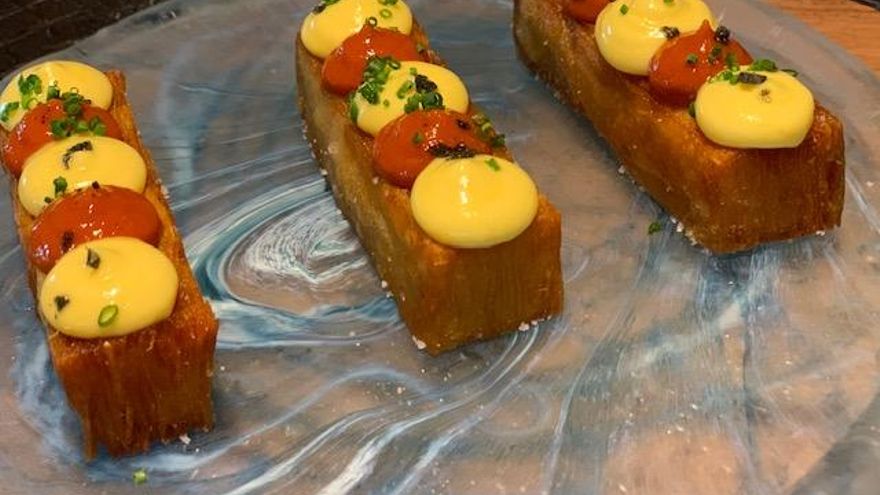 Papas bravas Palo Cortado