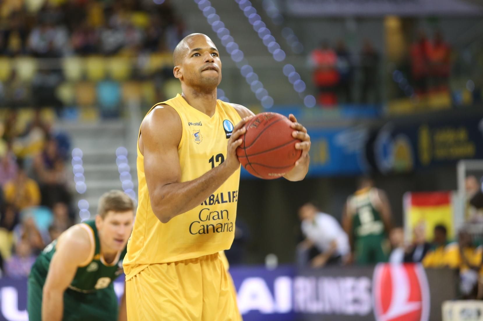 Imágenes del encuentro disputado en el Gran Canaria Arena entre el Herbalife y el Limoges. (Alejandro Ramos).