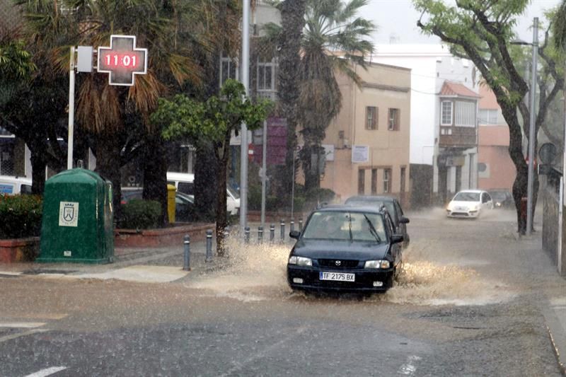 Inundaciones en Tenerife.