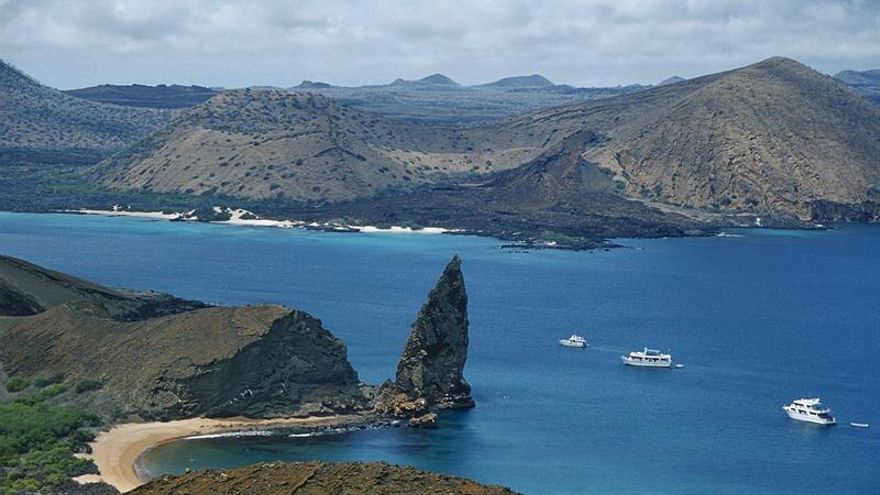 Vista panorámica del archipiélago ecuatoriano de las Galápagos.