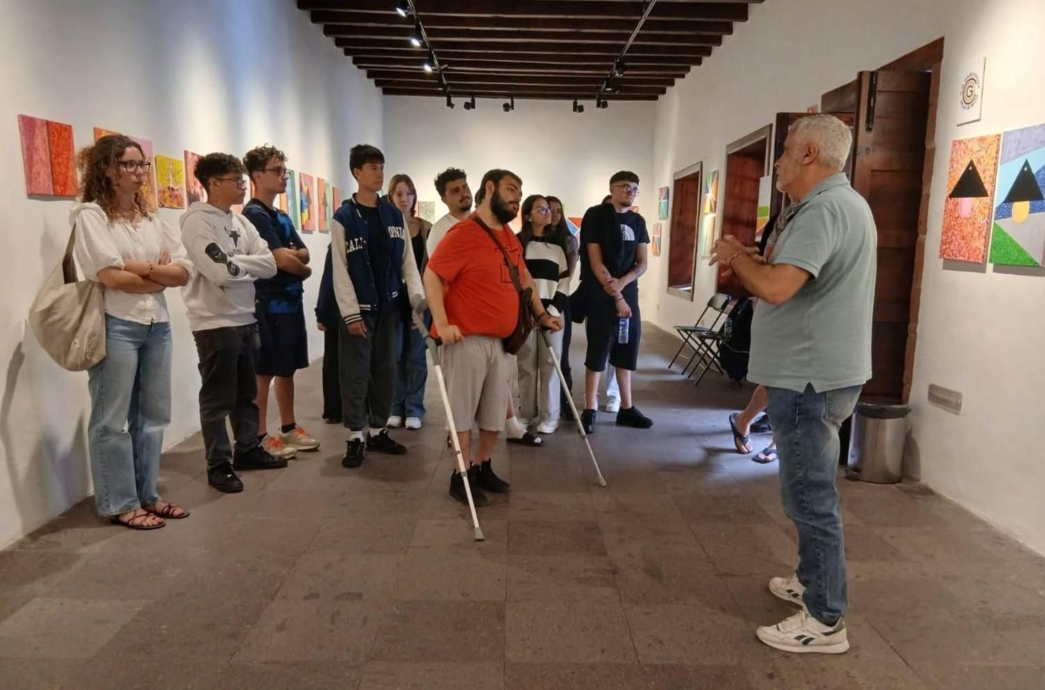 La exposición 'Arte Libre, Arte Inclusivo' en la Casa Salazar.