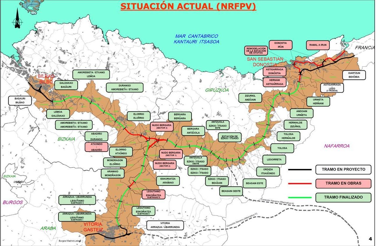 Estado de las obras a 31 de diciembre, según un informe oficial