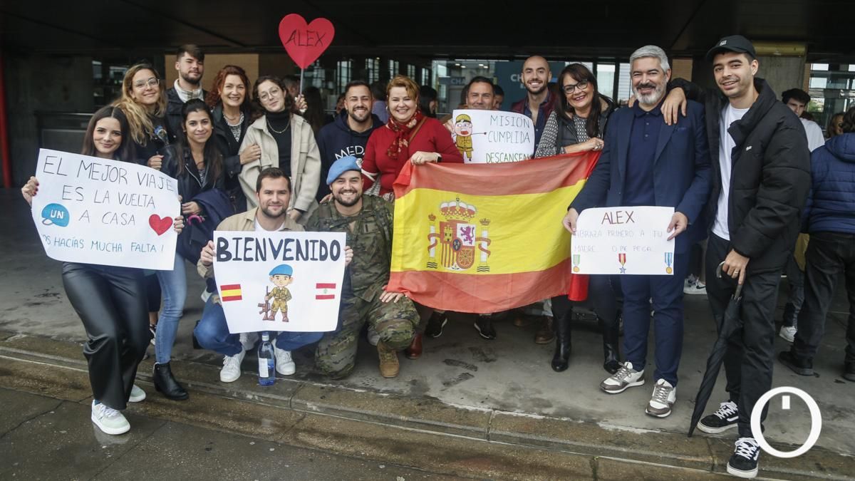 Llegada del Líbano de la Bri X a Córdoba