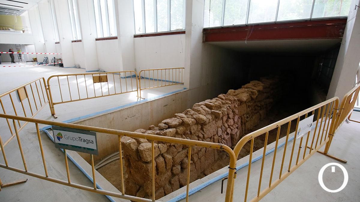 La vicepresidenta del Gobierno Carmen Calvo visita las obras de la Biblioteca del Estado