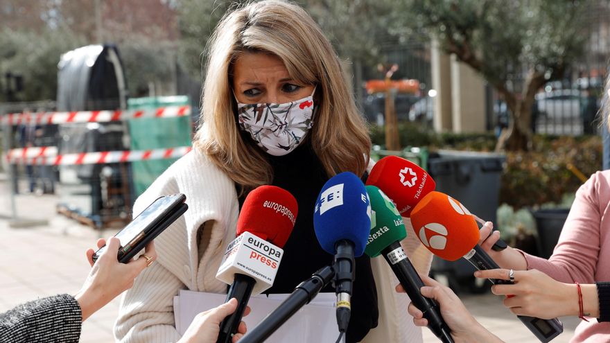 La vicepresidenta segunda del Gobierno, Yolanda Díaz. EFE/Zipi