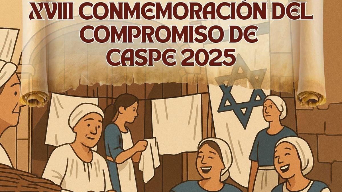 Cartel presentación Compromiso de Caspe