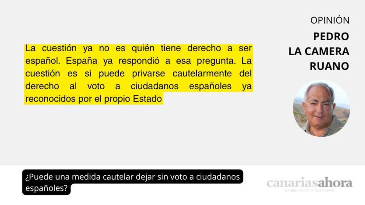 ¿Puede una medida cautelar dejar sin voto a ciudadanos españoles?