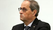 Quim Torra, en un acto este viernes