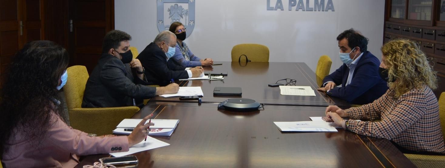 Un momento de la reunión.