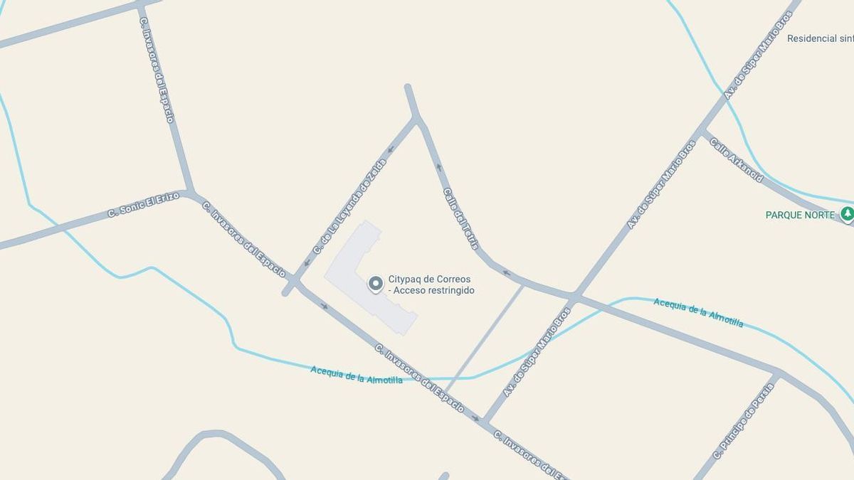 Captura de Google Maps del barrio de Arcosur.