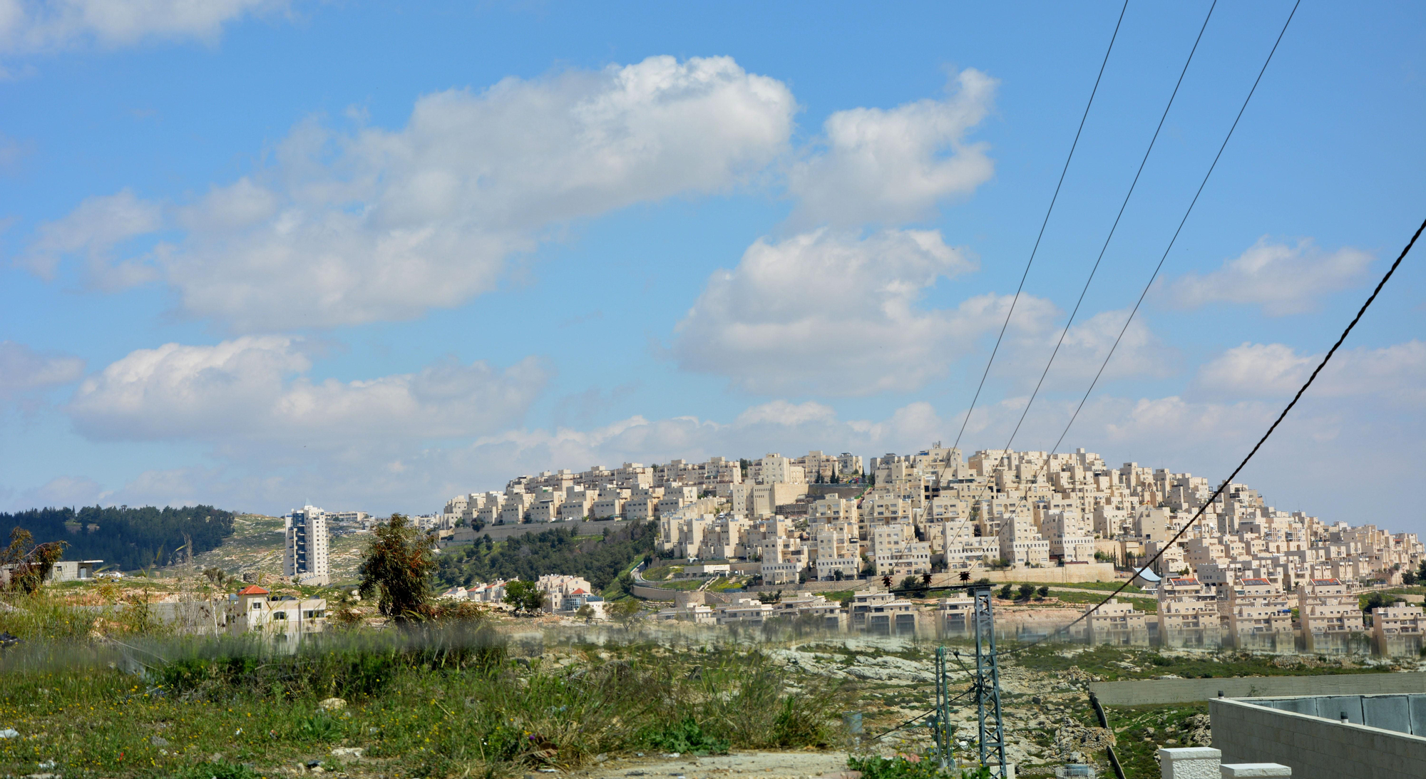 Este asentamiento judío se divisa desde el lugar donde se cree que los pastores recibieron la anunciación del nacimiento de Jesús. Palestina / SNM