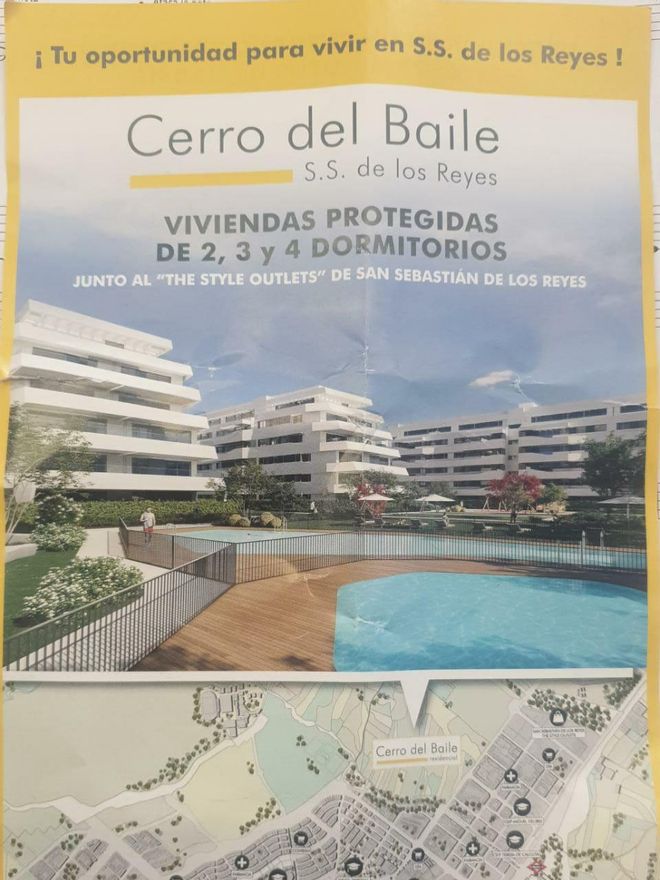 Folletos del proyecto de Cerro del Baile