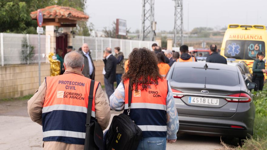 Mueren diez personas en el incendio de una residencia en Villafranca de Ebro (Zaragoza)