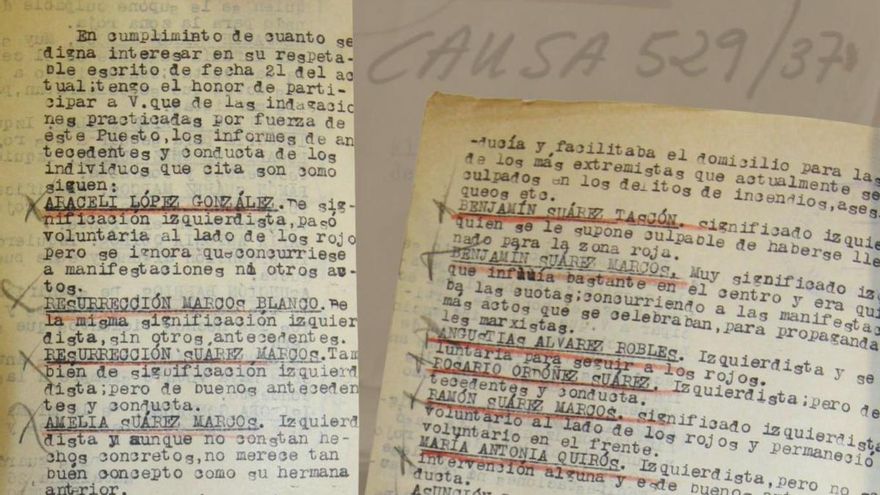 Un pueblo, catorce encausados, siete condenados a muerte y dos fusilados: así condenaba el franquismo