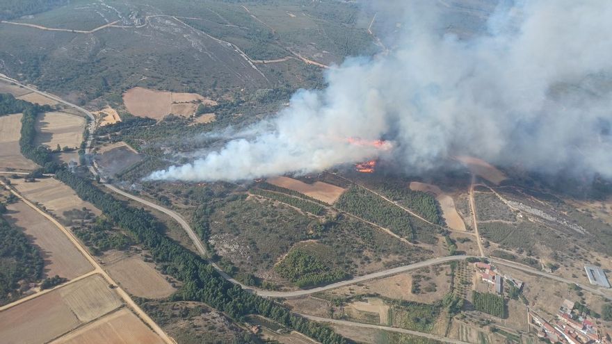 Bajan a nivel 0 un incendio en Zamora.