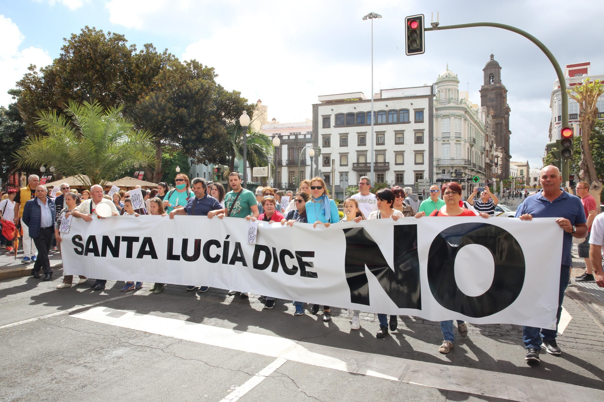 Manifestación por la sanidad en Las Palmas de Gran Canaria