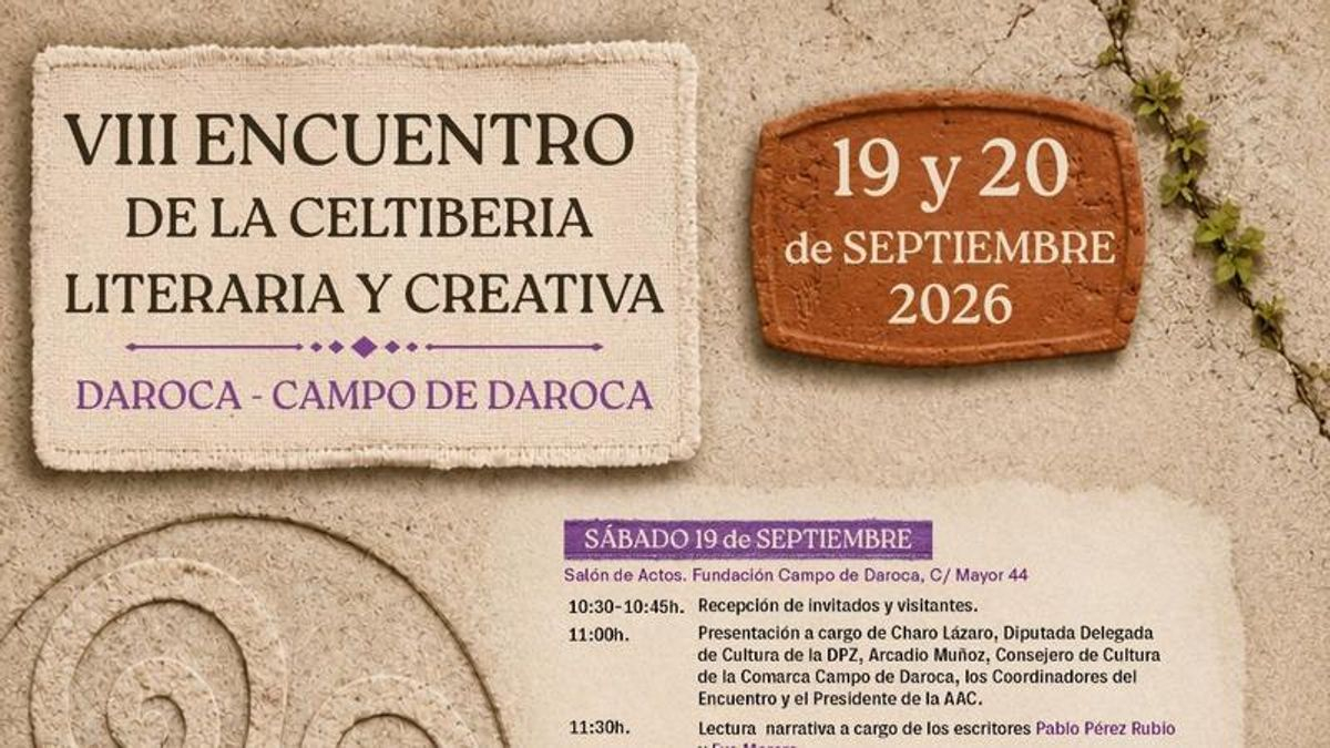 Daroca reivindica la huella de la Celtiberia con literatura, música y patrimonio