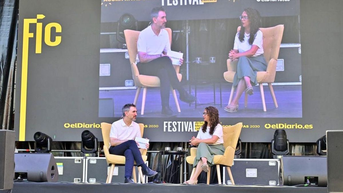 La alcaldesa destaca los valores de Rivas en el FIC: "Yo tuve cole porque los mayores de esta ciudad cortaron la A-3, eso es participación ciudadana"