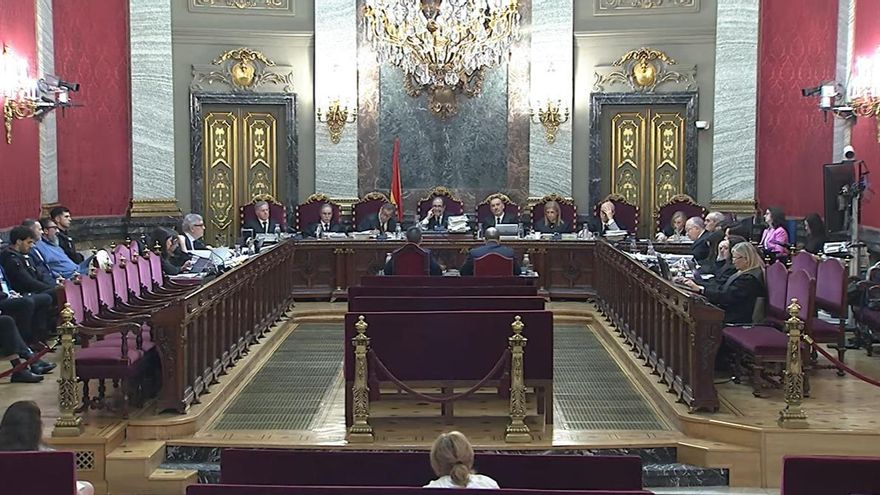 El Tribunal Supremo, durante el juicio sobre el caso mascarillas.