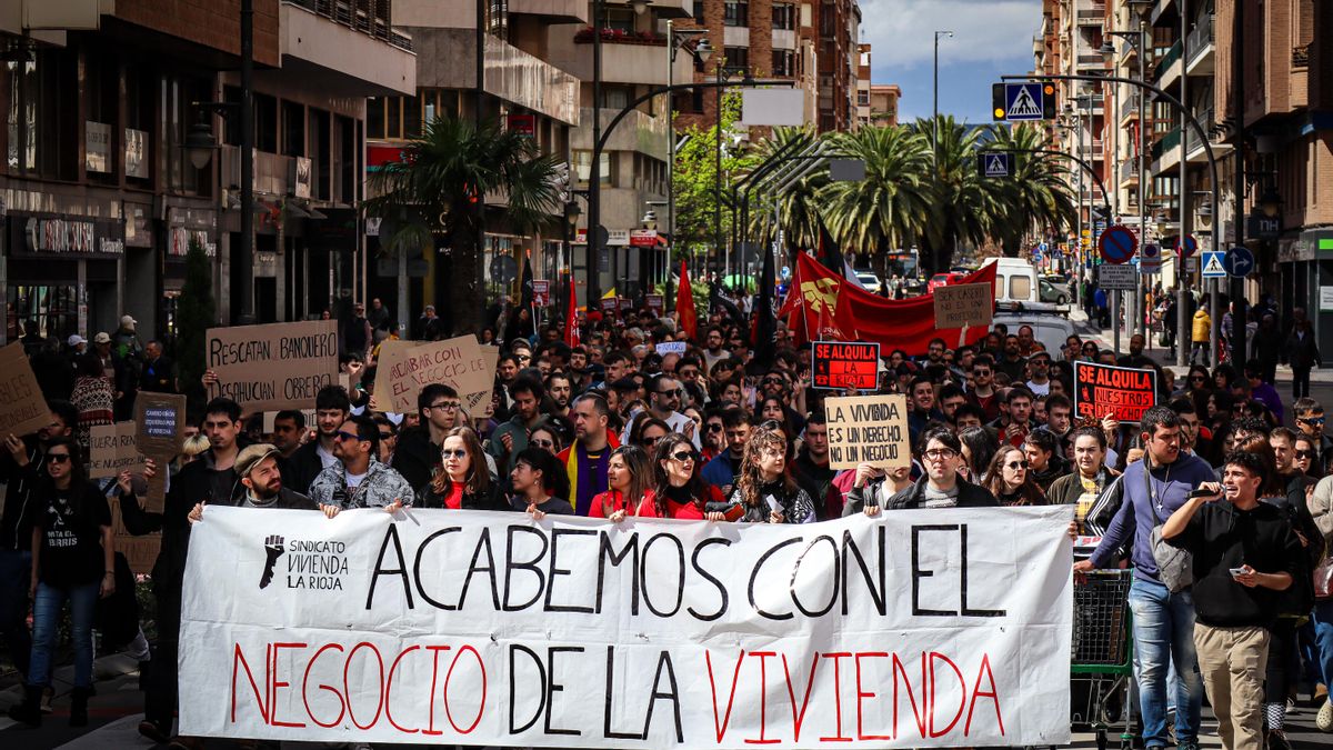 Movilización por el derecho a una vivienda digna: en La Rioja, el precio ha subido por encima de la media estatal
