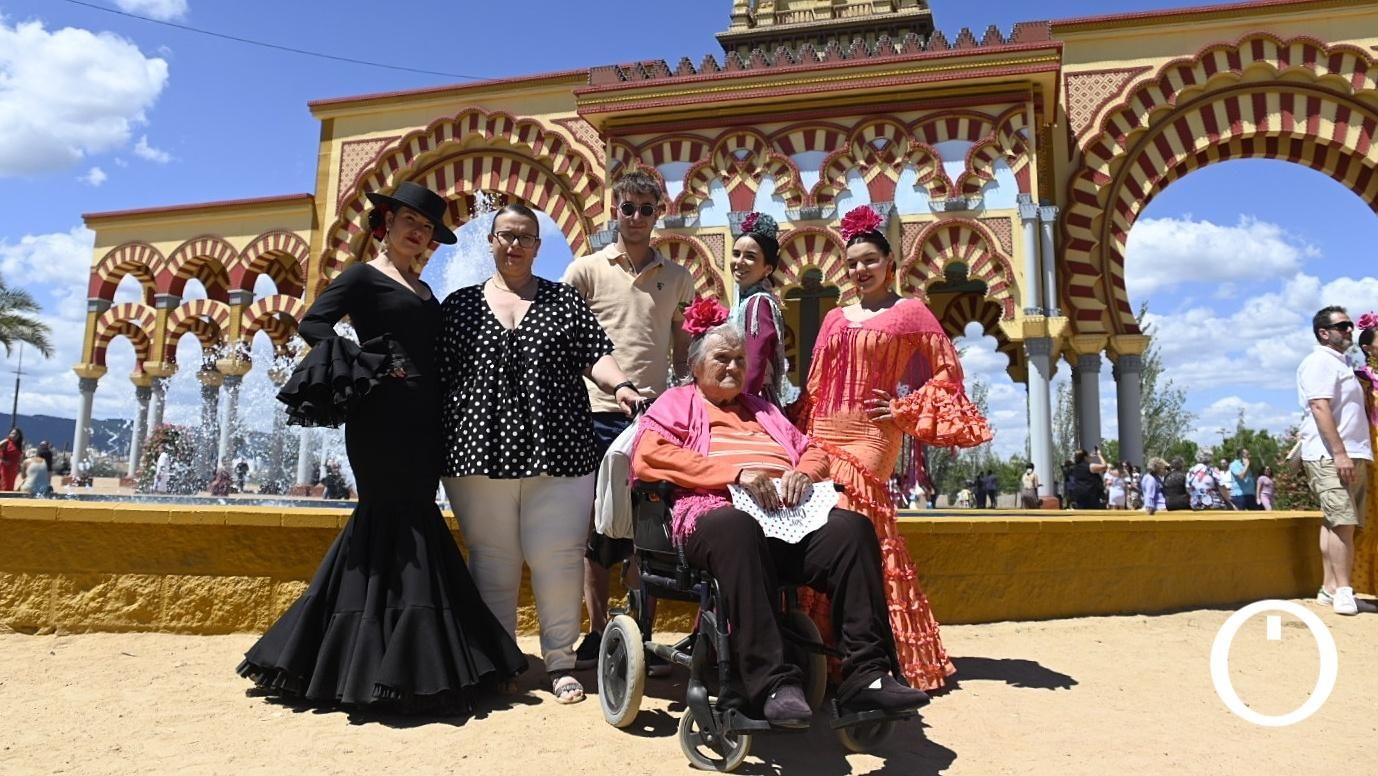 Ambiente de domingo en la feria
