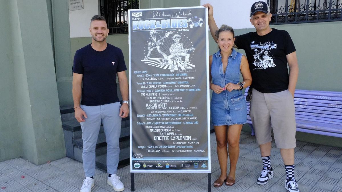 Presentación de  la nueva edición de 'El Paso Rock and Blues Festiva'