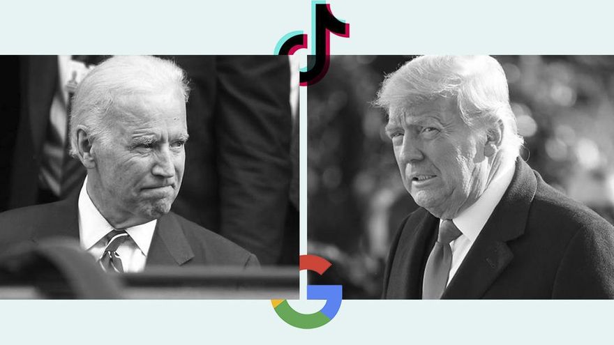 Biden deja una bomba de relojería a Trump con la inminente prohibición de TikTok y el despiece de Google
