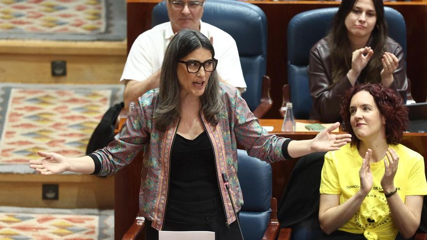 La portavoz de Más Madrid en la Asamblea madrileña, Manuela Bergerot.