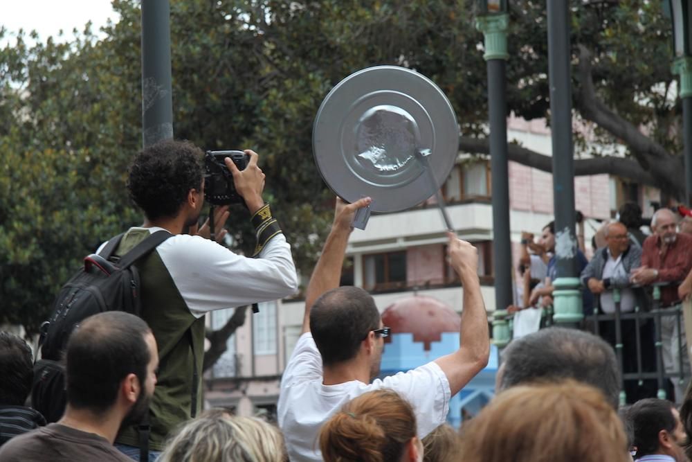 Archivo del 15M en San Telmo. (Orlando Arencibia).