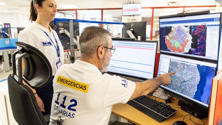 El Centro Coordinador de Emergencias y Seguridad (CECOES) 112 Canarias. (ACFI PRESS)