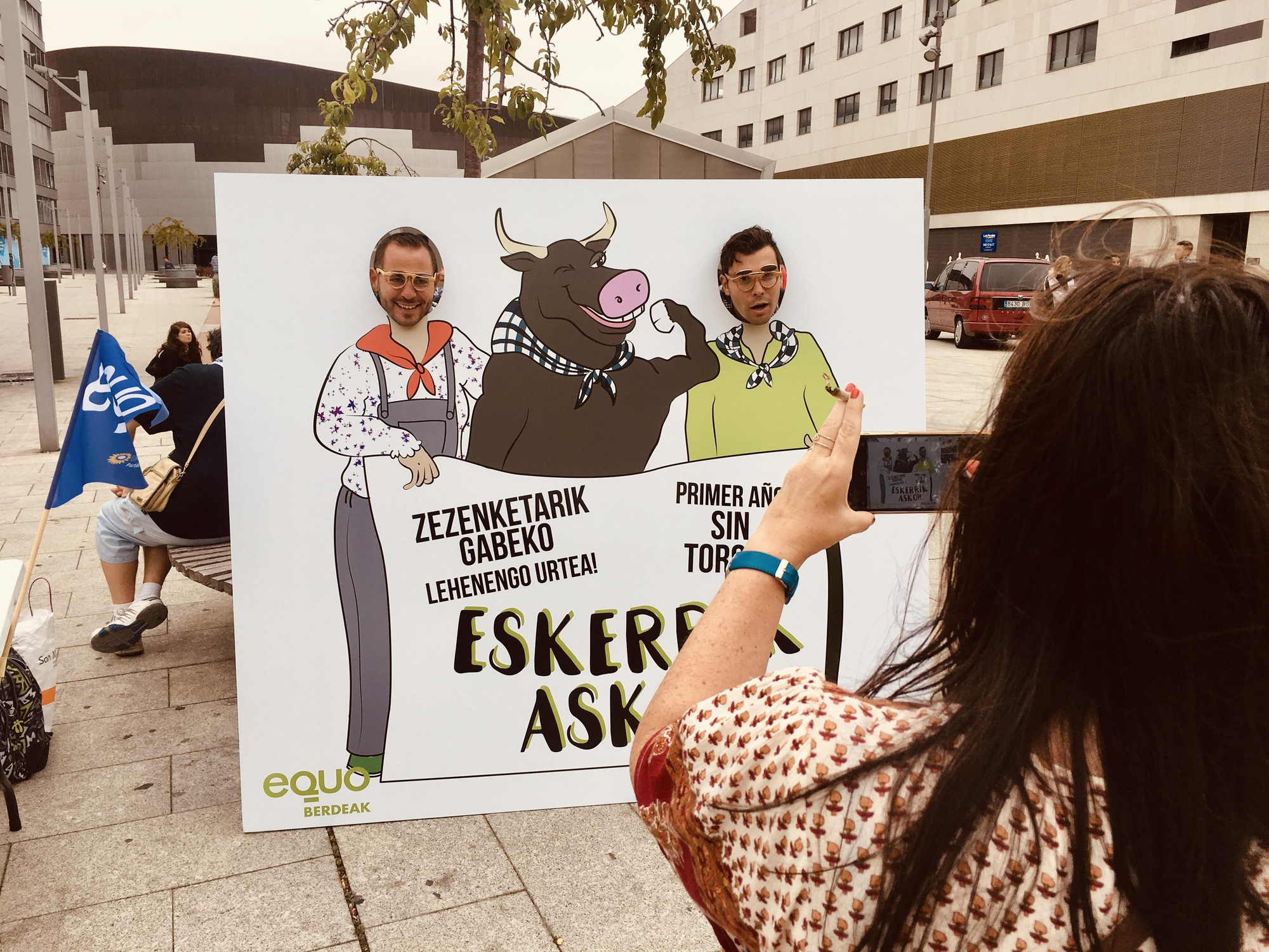 Protesta antitaurina en 2017, primer año sin corridas en las fiestas