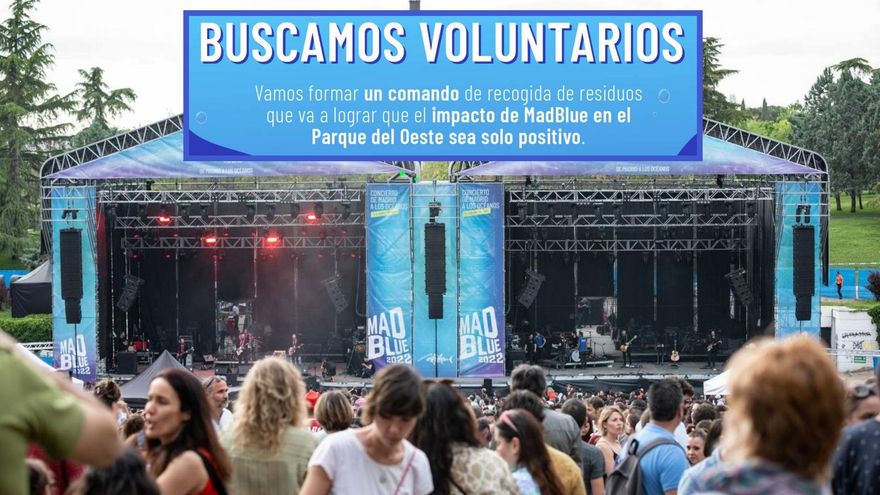 Un festival "sostenible" patrocinado por Ayuso busca voluntarios para que limpien gratis el Parque del Oeste